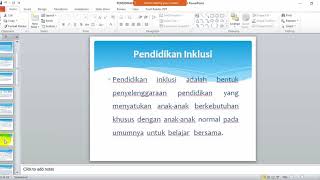 Pendidikan Inklusi Di Sekolah Umum