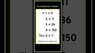 Math Puzzle With Answer #mathpuzzle #maths #puzzles