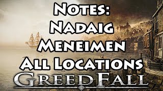 Greedfall - Professor's Notes - Nadaig Meneimen