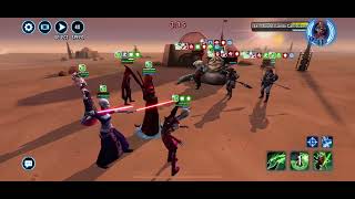 Low gear nightsisters vs jabba with no ult in gac. Is it a failure? Leave a comment