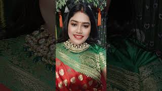 Gulabi Sarara | Banarasi Saree Look for newly bride | Saree look for wedding function #thumakthumak