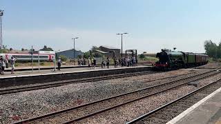 The flying Scotsman pulling into Chester 10/06/2023