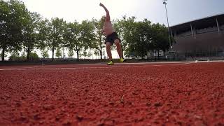 Laurent Carron - Javelin training with Bruno Schürch