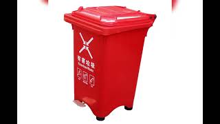 Huihui Environmental Protection Outdoor Indoor 60L Plastic Trash Bin Detail