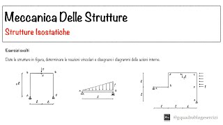 Meccanica Delle Strutture: Strutture Isostatiche - Lezione 2