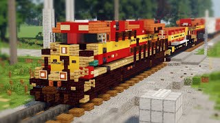 Minecraft Florida East Coast ES44C4 Train Tutorial