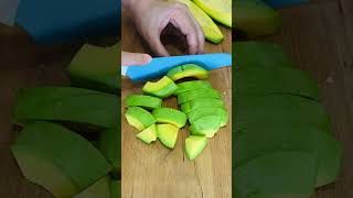 Chopping extra large avocado #youtubeshorts #shorts #shortsvideo #shortsviral #asmr #avocado