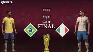 FIFA 23 | FINAL COPA DEL MUNDO QATAR 2022  | BRAZIL VS ITALIA | 4K 60FPS | PS5