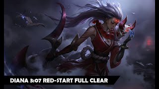 [Season 11.8] Diana Jungle Clear Guide | 3:07 Red-Start Full Clear