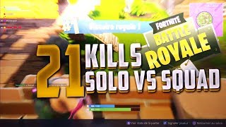 FORTNITE - SOLO VS SQUAD 21 KILLS WIN - SNIPER ONLY !