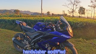 R15V3 handelebar modification|Mun Barman