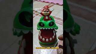 Jollibee landed on the crocodile's head #shorts #youtubeshorts #jollibee #crocodile #fypシ