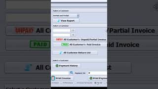 POS inventory System Invoice Report in Java #short