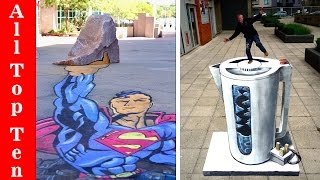 10 Best of 3D Street Art Illusion