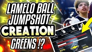 NBA 2K17 LAMELO BALL JUMPSHOT CREATION - LAMELO BALL CUSTOM JUMPSHOT IN NBA 2K17 - BEST JUMPSHOT?!