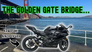 FIRST RIDE ON THE GOLDEN GATE BRIDGE | 2024 KAWASAKI NINJA ZX4RR