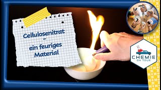 Cellulosenitrat - ein feueriges Material | Chemie On Tour