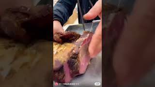 Chef uses modern machine to cut bones #food #shortvideo #chef