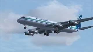 FSX - DC-8-50 - JT3D-3B engine sounds - xviews