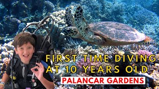 FIRST TIME SCUBA DIVE AT PALANCAR GARDENS, COZUMEL MEXICO AT 10 YEARS OLD| Dapur Istri Bule