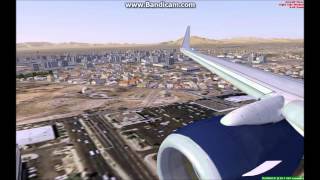 FSX Delta 737-800 Landing in Las Vegas