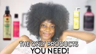 GROW YOUR NATURAL HAIR WITH ONLY THESE PRODUCTS!