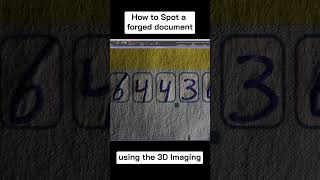 How To spot a forged document using 3D imaging! - foster+freeman VSC 8000