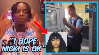 Soulja Boy REACTS to Nicki Minaj Getting arrested & put in a patty wagon for possessing of ZaZa 💨