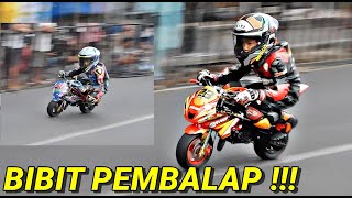 AKSI BIBIT-BIBIT PEMBALAP MENGGEMASKAN - MINI GP BALAP - ROAD RACE BATU JAWA TIMUR