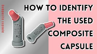 How to identify the used composite capsule / Composite capsule