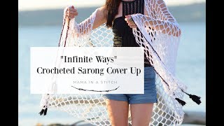 Crocheted Sarong Cover-Up "Infinite Ways"