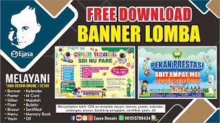 FREE DOWNLOAD DESAIN BANNER LOMBA