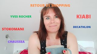 Retour de shopping du samedi après midi