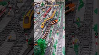 Uma bela Estação de Trem de LEGO! Adoro sets que se movimentam. Esse layout ficou incrível! #lego