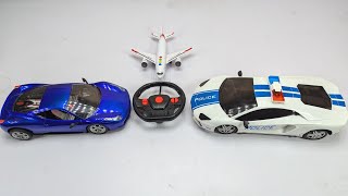 Rc Helicopter Flying, Police Car Unboxing, 3D Light Airbus Flying, Rc Police Car Driving Test