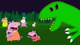 Zombie apocalypse, Dragon Zombie attacks Peppa's school🧟‍♀️ | Peppa Pig Funny Animation