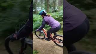 coaching session for buil ding flow & confidence #mtb #womensmtb #womenscycling