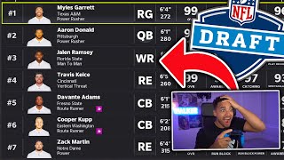 I TOOK EVERY PLAYER AND CHANGED THEIR POSITION TO DRAFT THEM!!