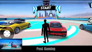 Mega Ramp Car Stunt Racing Level 6-7 || Andriod Gameplay || Handcam Gameplay