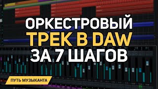 КАК НАПИСТЬ ОРКЕСТРОВЫЙ ТРЕК В DAW - УРОК В CUBASE