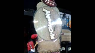 Mrs. SnakePit plays Kachingko at Chase Field