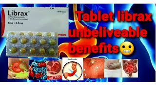 Tablet librax uses ,benefits and disadvantages in urdu/hindi||chlordiazepoxide 5mg&clidinium 2.5mg