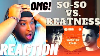 He Had NO CHANCE! | SO-SO vs BEATNESS | Grand Beatbox Battle 2019 (Crazy Reaction)