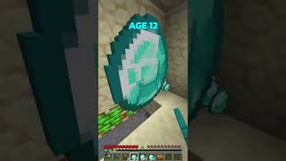 Minecraft How To Escape Extreme Crazy Traps At Different Ages🤫(INSANE)😍 #minecraft #shorts