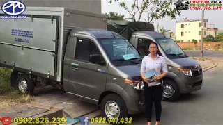 Xe tải 990kg đóng thùng cánh dơi bán hàng lưu động