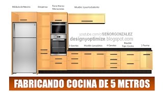 Fabricando Cocina de 5 Metros Planos