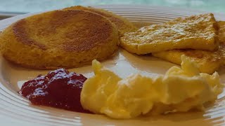 Honestly that's how i lost 5 kg in a month with this breakfast l Low Carb bread, omellete & tea.