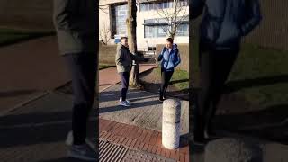 Man gives out a flyer #funnyinstagramvideos