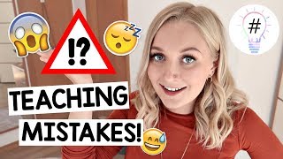 NEW TEACHER Mistakes & HONEST ADVICE! (NQT Year)