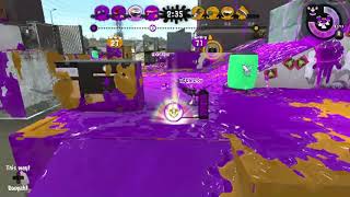 Splat Zones  and Clam Blitz with Tri-slosher